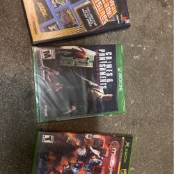 3 Video Games    PlayStation 2   .Xbox One ,Xbox 