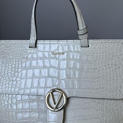 Brand New Valentino Croc Leather Tote Bag