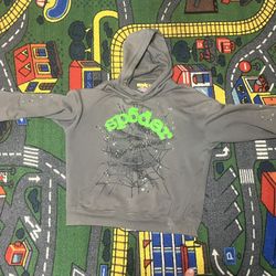 Grey Spider Hoodie