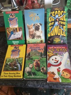 Child VCR tapes. 17