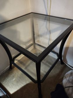 Corner Glass Table