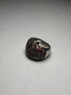 EFFY Vintage sapphire, Sterling Silver Gold Ring 