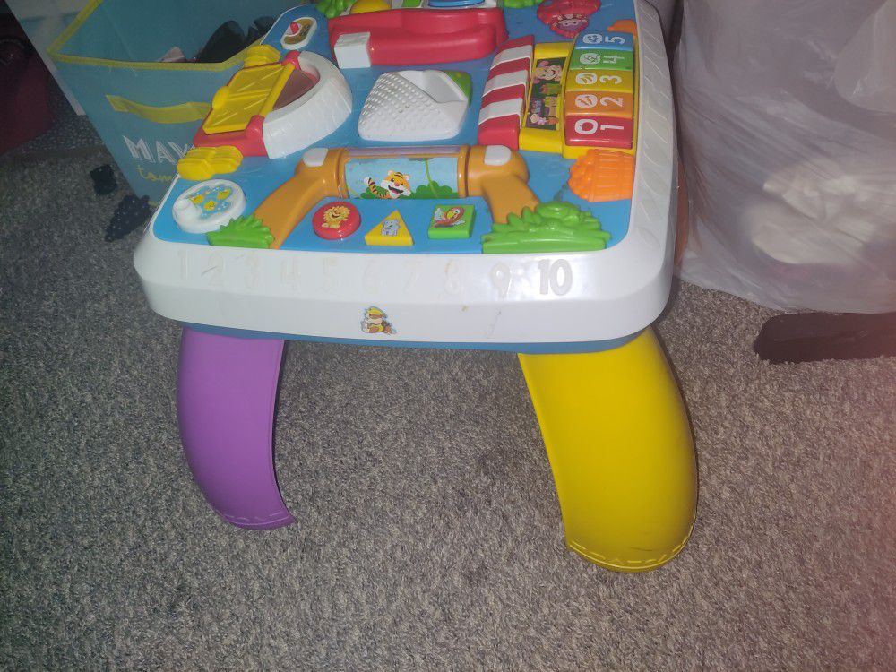 Toddler Activities Table