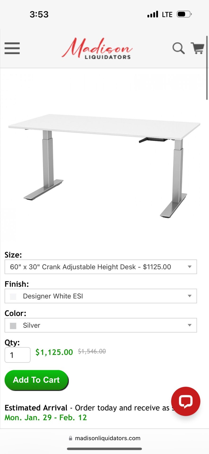 Adjustable Table  