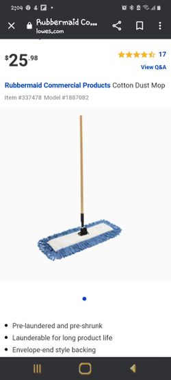 Commercial grade rubbermaid mop