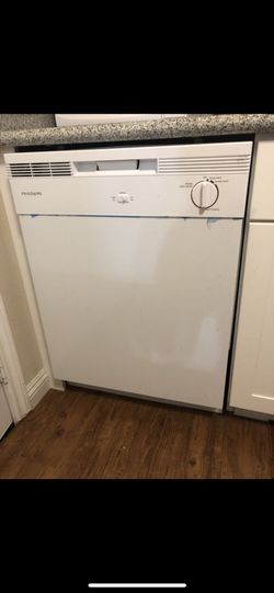 White dishwasher