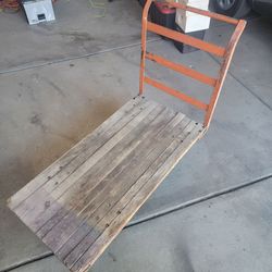 Vintage Faultless Nutting Industrial Warehouse Cart / Platform Truck – Heavy Duty