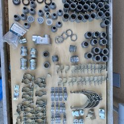 EMT Conduit Connectors , Brackets Etc