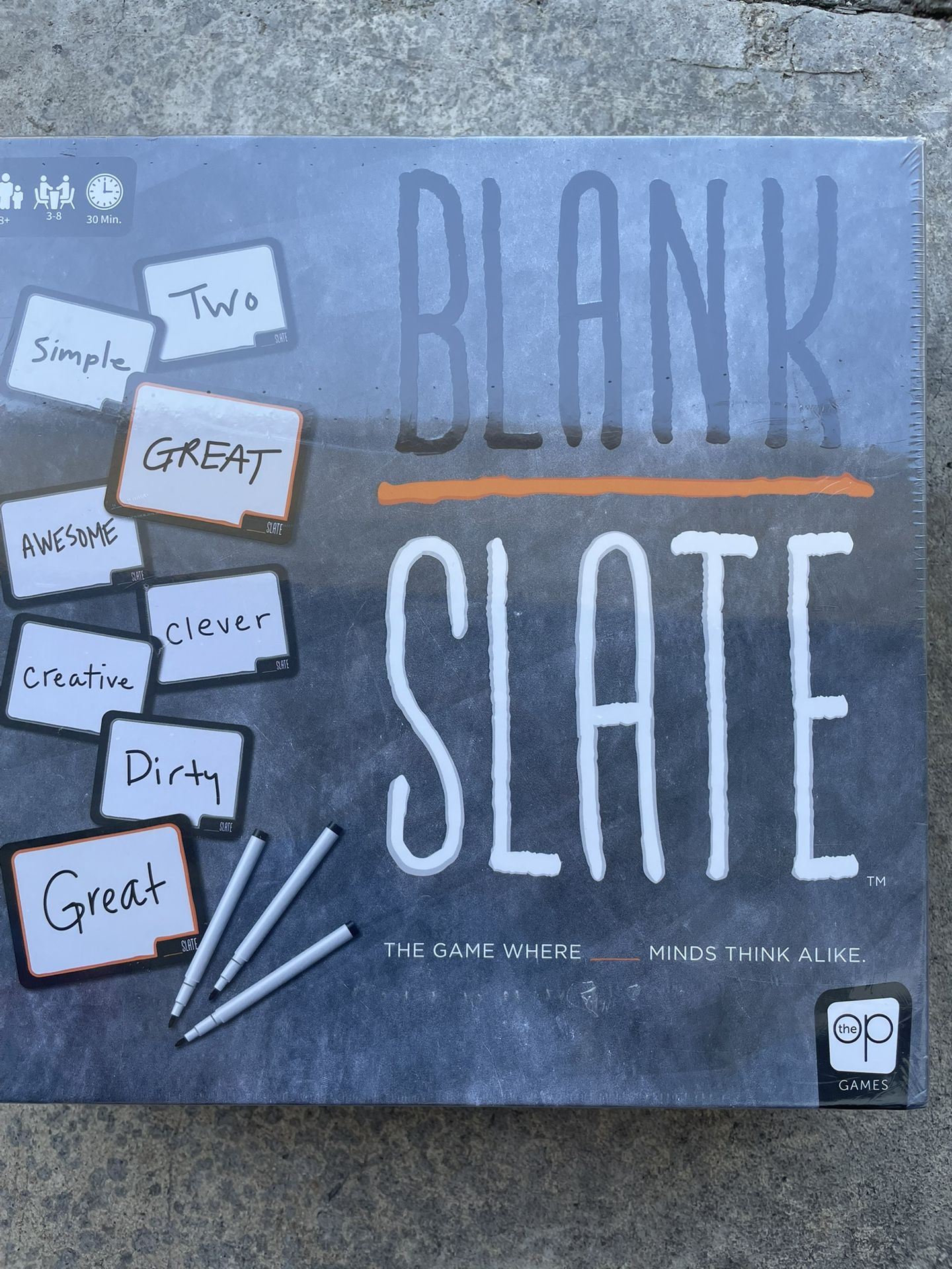 Blank Slate Board Game Brand New. Never Opened