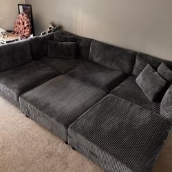 Oversized Gray Sectional