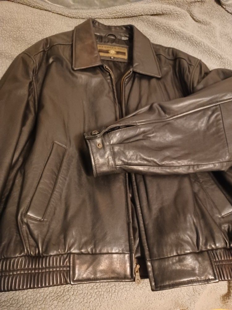 Genuine Leather Members Only Men's Jacket