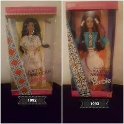 4 Native America Barbies