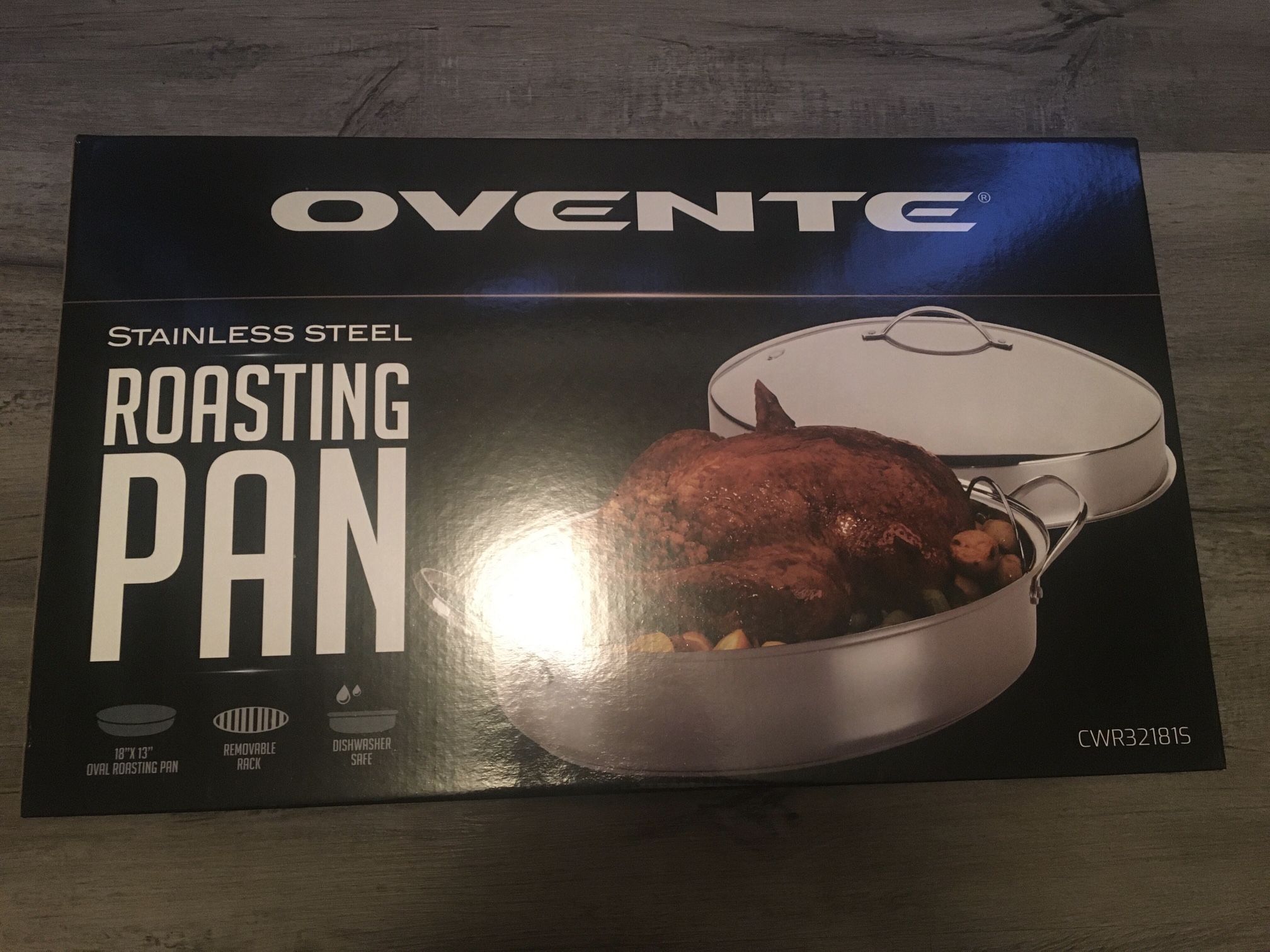 Ovente Stainless Steel Roasting Pan
