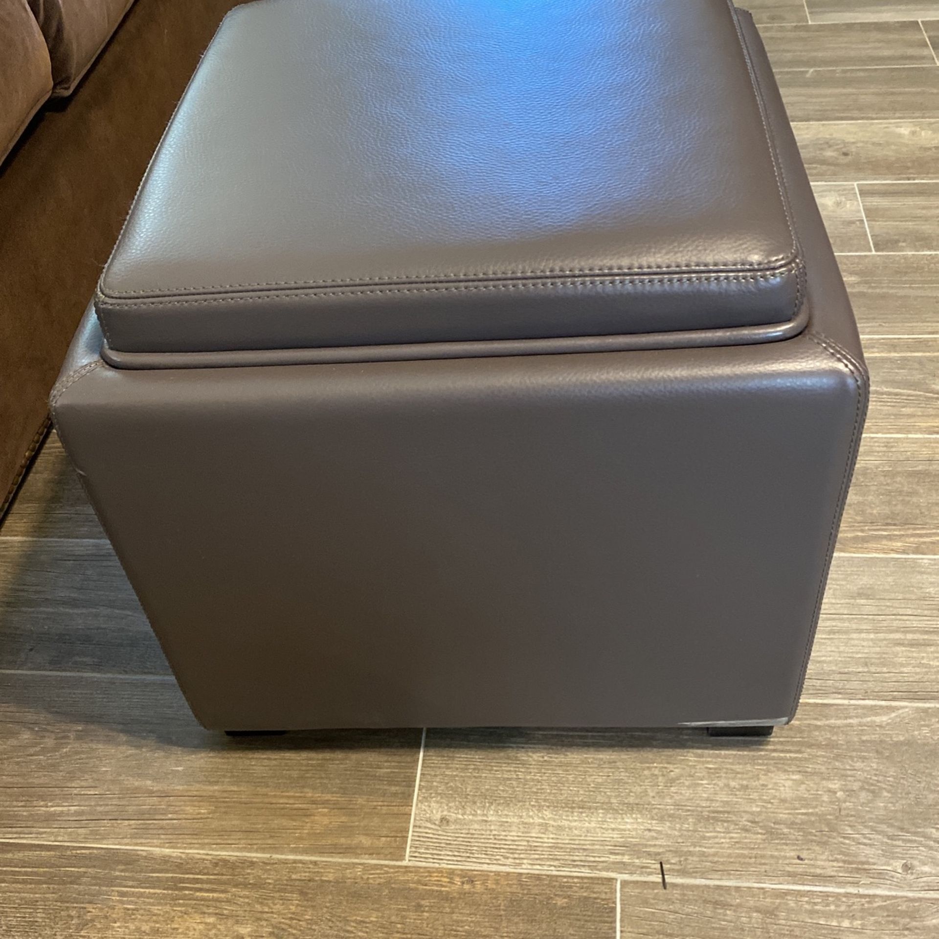 Crate & Barrel Ottoman Convertible Table