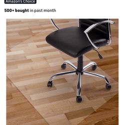Kuyal Clear Chair Mat, Hard Floor Use, 48" x 30" Transparent Office Home Floor Protector mat Chairmats (30" X 48" Rectangle)