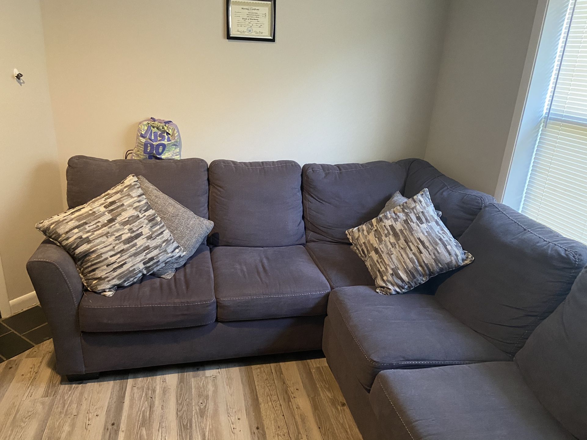 Gray Sectional 