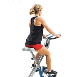 XTERRA Fitness Folding Exercise Bike, 225 LB Weight Capacity