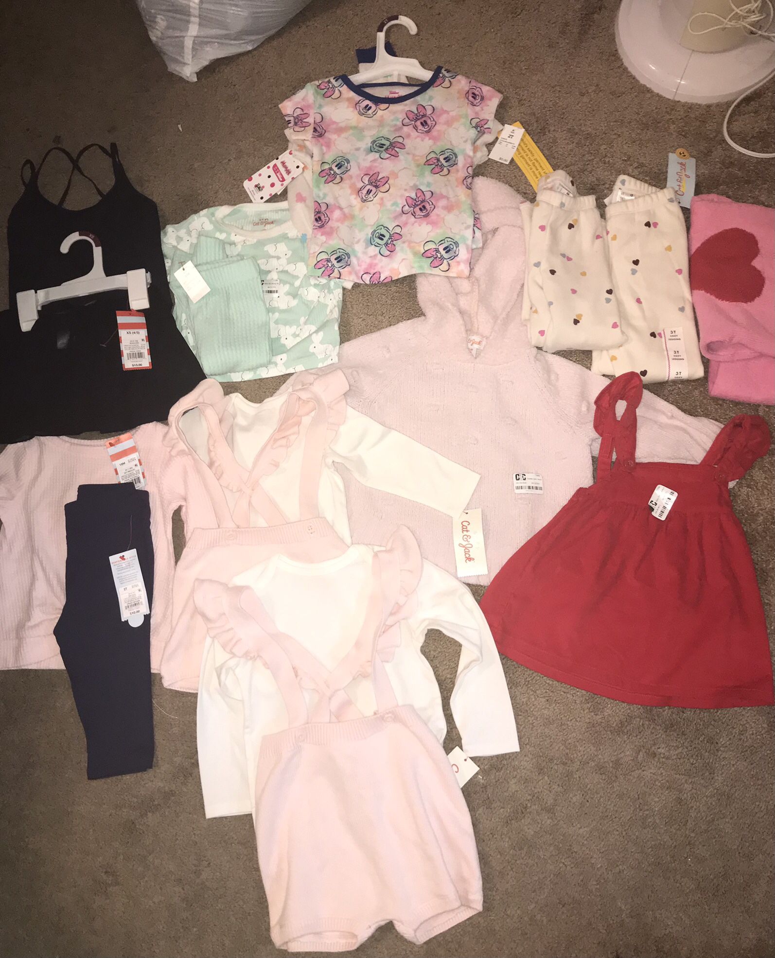 Entire lot new baby girl clothes 