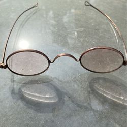 1920’s Antique wire framed eyeglasses; The Beatles  - John Lennon Style; Atticus Finch 