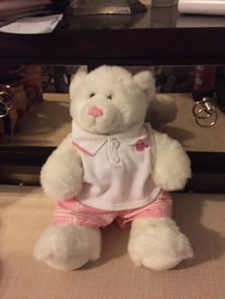 White build a bear with original clothes new without tags great Christmas gifts