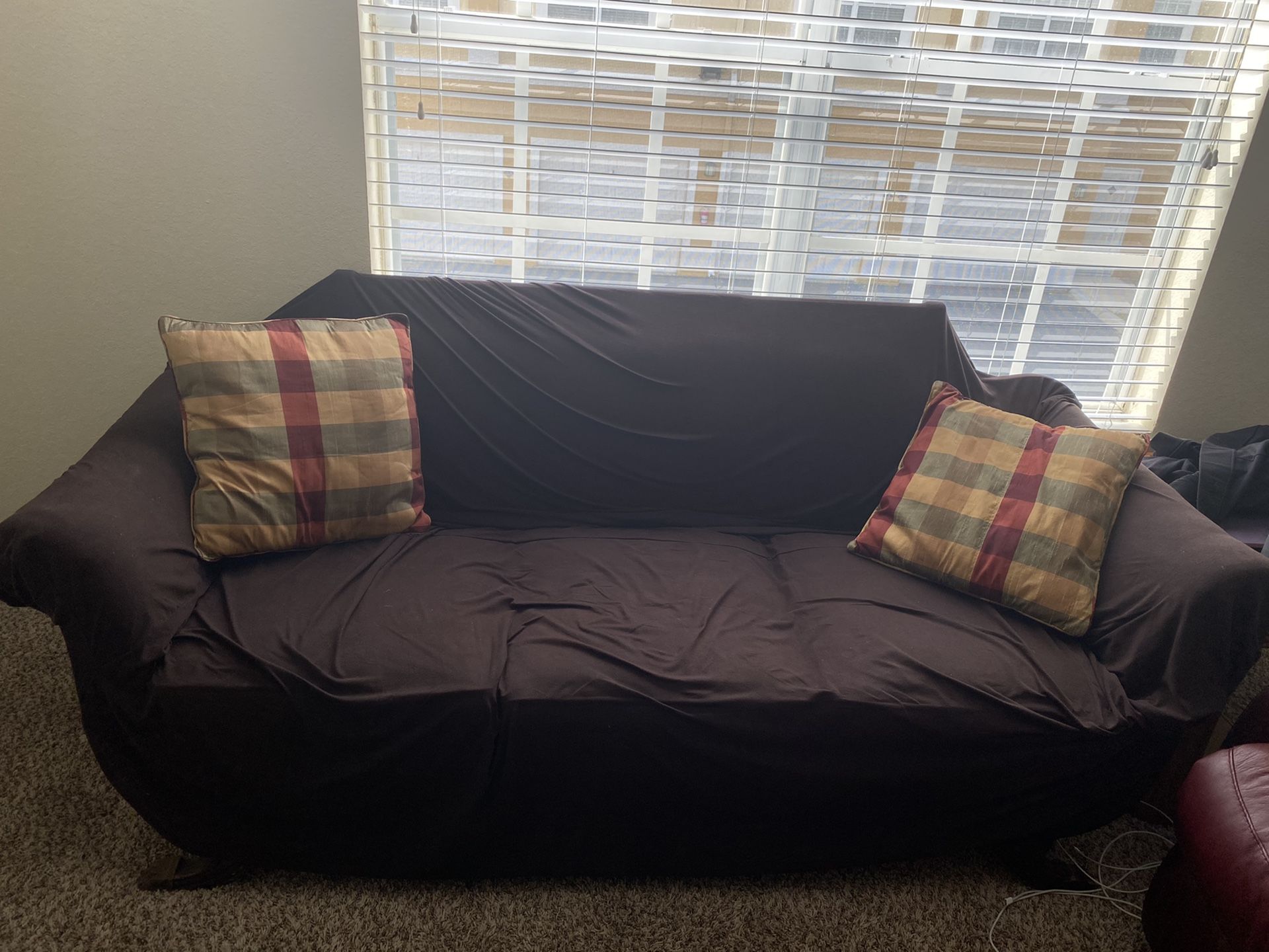 Couch with cover