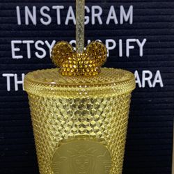 Topaz Mickey Straw Topper