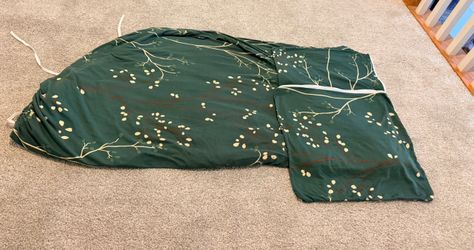 Green Floral Branch Slipcover Set for a large three seater/four seater couch with  two Pillowcases