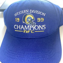St Louis Rams 1999 NFC Western Division Champions Snapback Hat NFL Pro Player