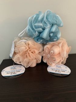 Flower Mesh Bath Sponges, Price for All