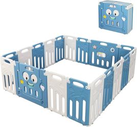 Moromuu Baby Playpen, 18 Panels