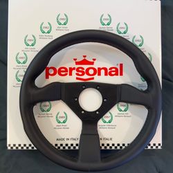 Authentic Personal  Grinta Black Steering Wheel