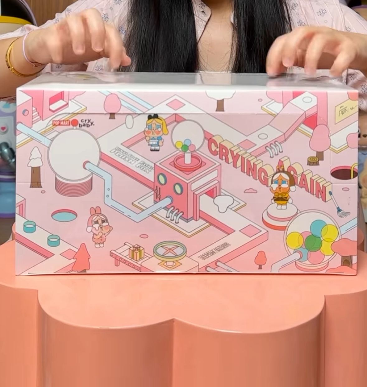 Pop Mart CryBaby Crying Again Series Vinyl Face Plush Sealed Case (6 Blind Box)