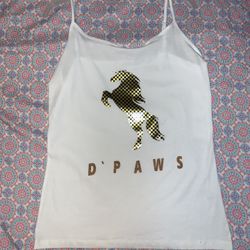 Women’s Cami Tank With Gold Horse
