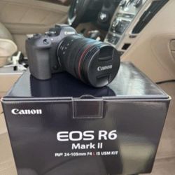 Canon EOS R6 Mark II Mirrorless Camera RF24-105mm F4-7.1 is STM Lens Kit, Full-Frame Hybrid