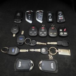 Bundle of Keyfobs / key fob / fobs / keys / car keys for BMW, Subaru, Cadillac