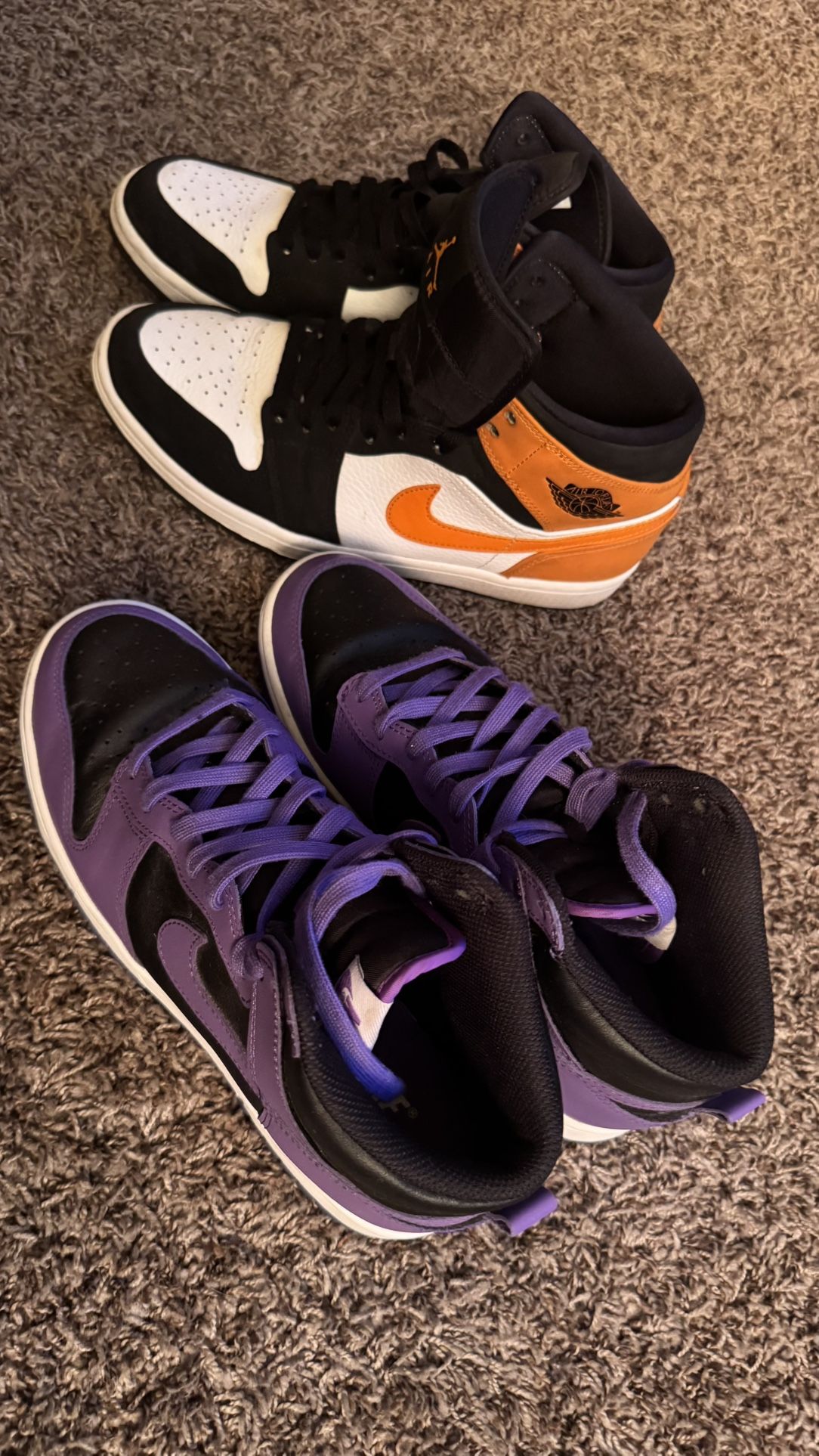 Nike pack size 8! Jordan retro 1 and and Dunk high