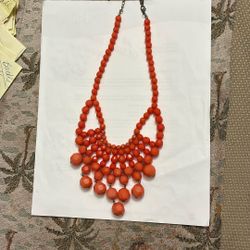 Red Beaded Necklace