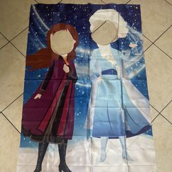 Elsa and Ana Photo Prop