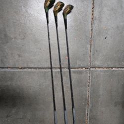 Vintage Northwestern Junior Wooden Golf Clubs – Set of 3