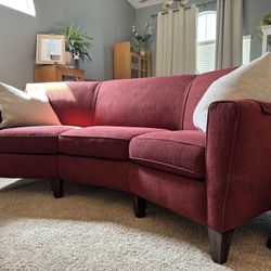  Couch- Corner/Curved red