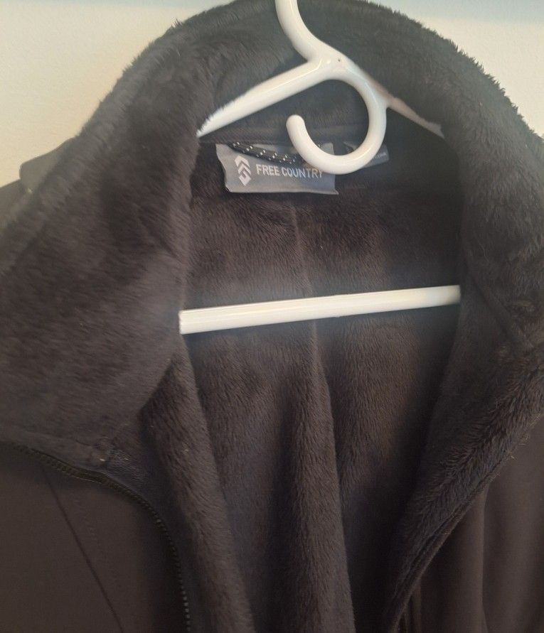 Black Warm Jacket Small New Condition