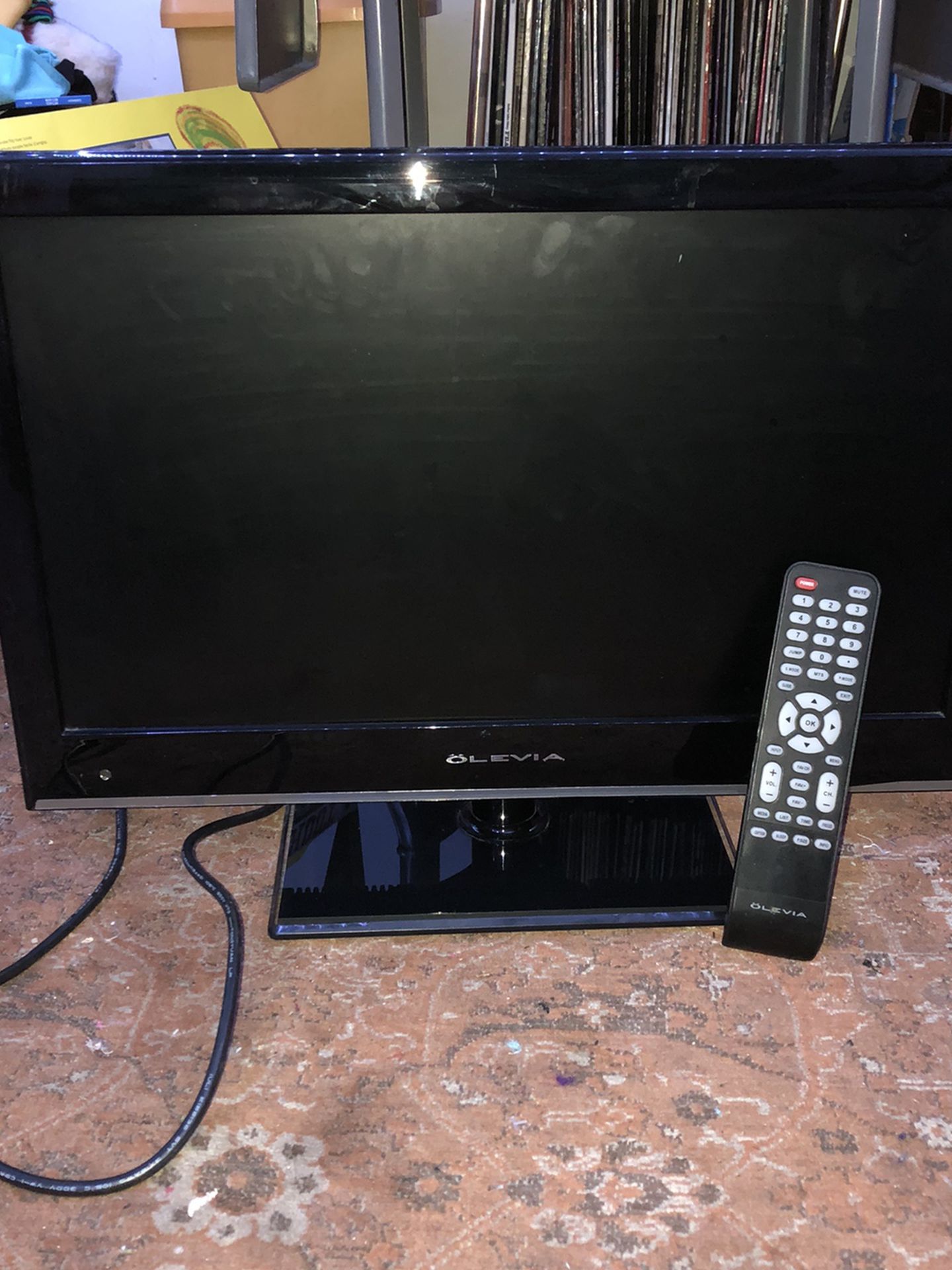 21” Olevia Flat Screen TV with Remote