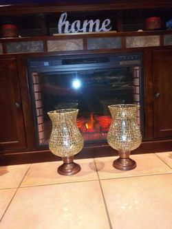 Candle vases set of 2