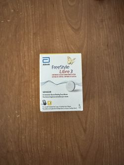 FreeStyle Libre 3 Continuous Glucose Monitoring Sensor - New