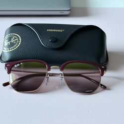 Burgundy Ray Ban Sunglasses