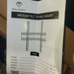 Medium Tilt TV Wall Mount 30 FIRM New Open Box 