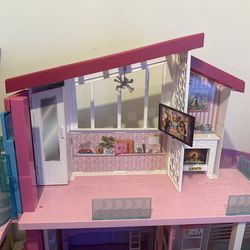 Barbie Dream House 2021 With Elevator, Slide, Pool & Car