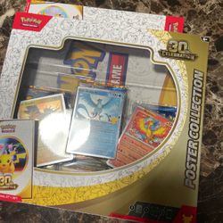 2x Pokémon TCG 30th Celebration Poster Collection Box