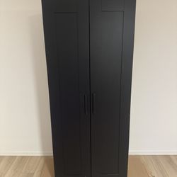 IKEA Black Wardrobe (Brimnes) 