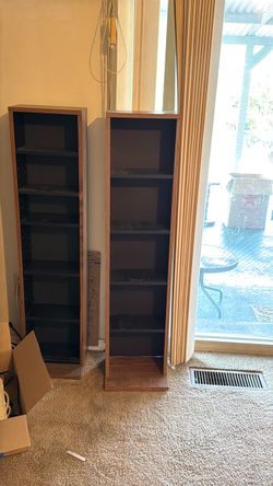 2 Tall Narrow Media Storage